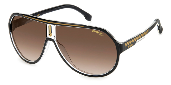 CARRERA-1057/S 2M2*HA BLACK GOLD(BROWN SHADED 64*11, Negro/Dorado, hi-res 0
